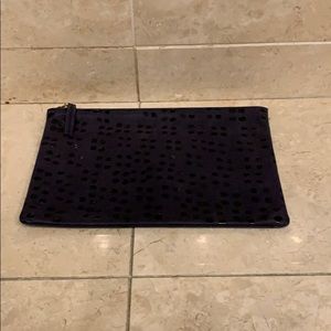 Clare V Black Zipper Pouch